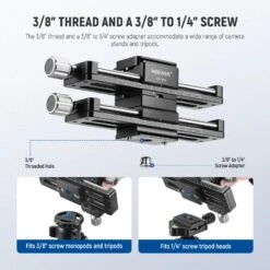 NEEWER GM-MP3 4 Axis Macro Focusing Rail Slider -Photography Equipment 6 8e9394e0 68c6 4ce6 b168 c9236cc7a3ff