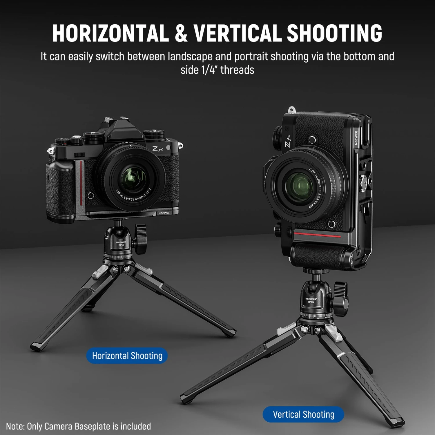 NEEWER CA076 Handgrip L Shape Grip For Nikon Z Fc 6 NEEWER CA076 Handgrip L Shape Grip For Nikon Z Fc - Image 6