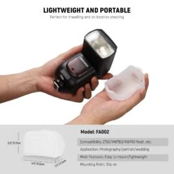 NEEWER FA002 Flash Diffuser For Square Head Speedlite Flash 10 NEEWER FA002 Flash Diffuser For Square Head Speedlite Flash -Photography Equipment 6 bcc5dec4 f721 4cf6 80d5 4059a812205f