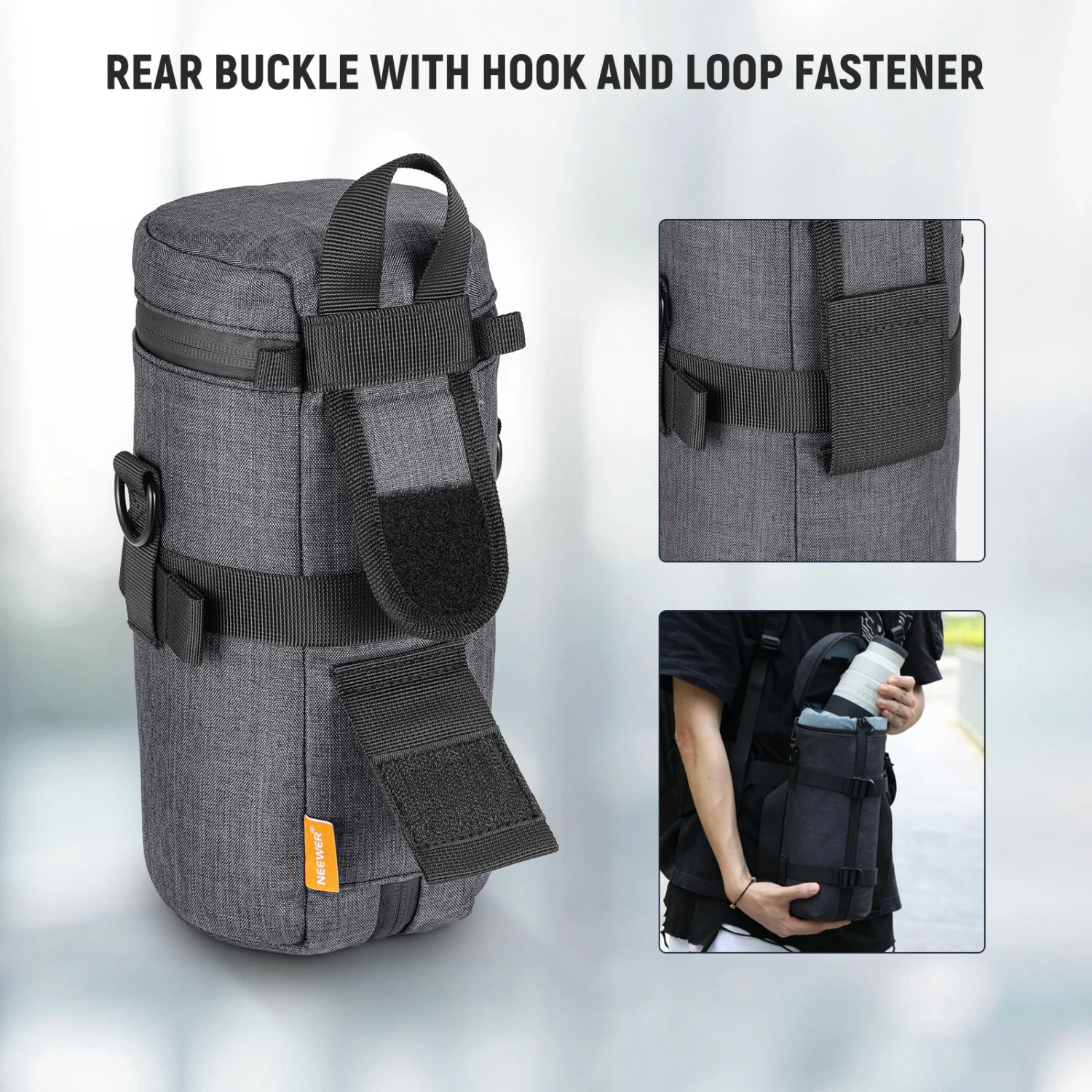 NEEWER PB012 Camera Lens Pouch 6 NEEWER PB012 Camera Lens Pouch - Image 6