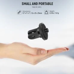 NEEWER GP-81 Action Camera Tripod Mount Adapter With 1/4" Screw Aluminum Alloy -Photography Equipment 6 cfd40798 d3cc 415e be4c 7afd9040cd80