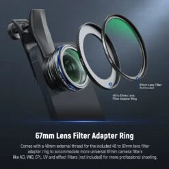 NEEWER LS-60 2 In 1Wide Angle And 2x Macro Phone Lens 14 NEEWER LS-60 2 In 1Wide Angle And 2x Macro Phone Lens -Photography Equipment 6 d1d7e59a 2a26 4a9e 87fe 91b4c26a886b