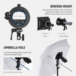 NEEWER CRB1 S Type Bowens Mount Bracket Holder For Round Square Head Flash 13 NEEWER CRB1 S Type Bowens Mount Bracket Holder For Round Square Head Flash -Photography Equipment 6 d73360ce d60e 4023 9809 806fe09afd09