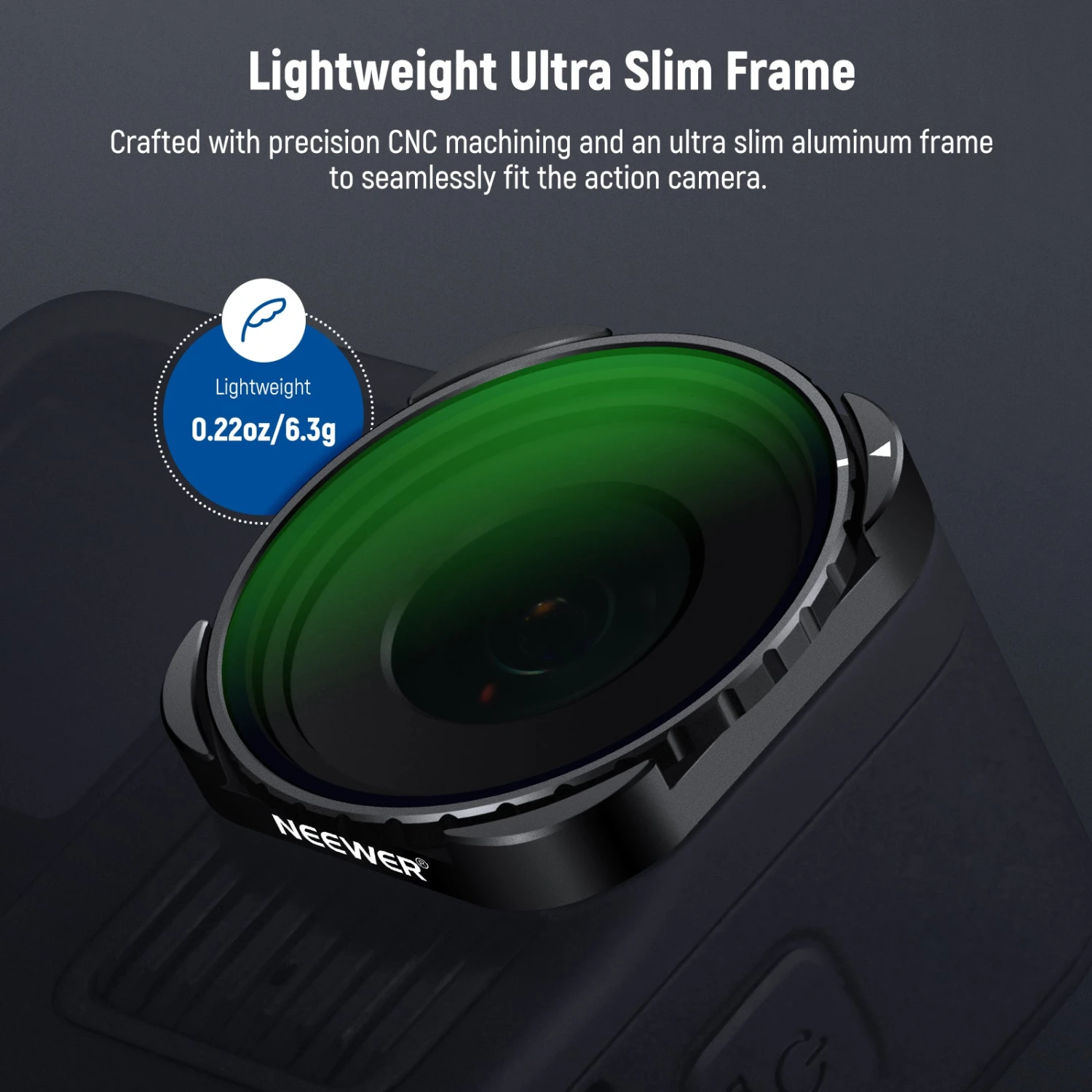 NEEWER FL-GP23 Rotating CPL Filter For GoPro Hero 13 12 11 10 9 6 NEEWER FL-GP23 Rotating CPL Filter For GoPro Hero 13 12 11 10 9 - Image 6