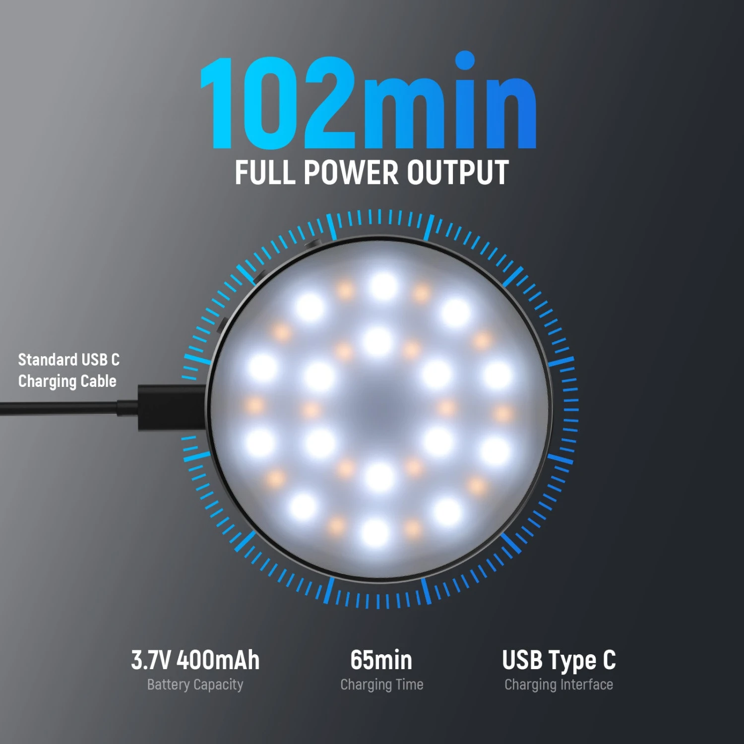 NEEWER ENTRY LEVEL VERSION NL32R Magnetic Selfie Light 6 NEEWER ENTRY LEVEL VERSION NL32R Magnetic Selfie Light - Image 6