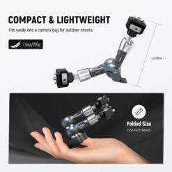 NEEWER UA077 7" Articulating Magic Arm Camera Mount 12 NEEWER UA077 7" Articulating Magic Arm Camera Mount -Photography Equipment 6 f56bea13 e1a5 4078 9079 1193d194d486
