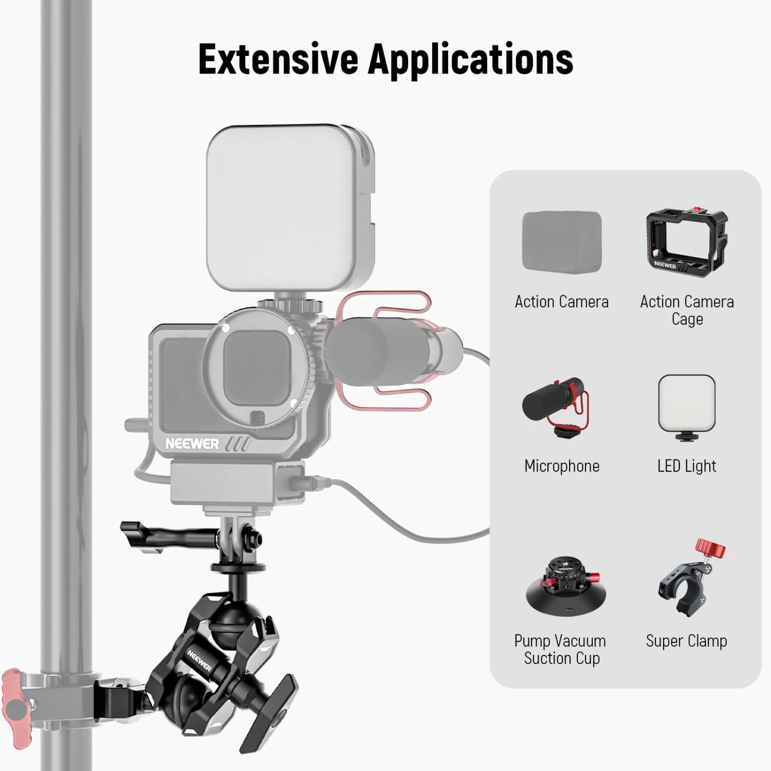 NEEWER UA021 Articulating Magic Arm 3 NEEWER UA021 Articulating Magic Arm - Image 3