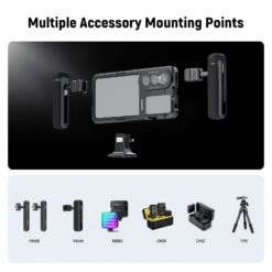 NEEWER PA086/PA087 Phone Cage Compatible With Sony Xperia PRO-I / Xperia 1 V 26 NEEWER PA086/PA087 Phone Cage Compatible With Sony Xperia PRO-I / Xperia 1 V -Photography Equipment 6 f93a9ee4 c3a8 4d4d 91ff d131b9dd91b8