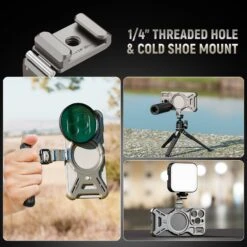 NEEWER PA067/PA068 LiteArmor Metal Frame Video Rig For IPhone 15 Pro/Pro Max -Photography Equipment 6 fd377961 dee1 4a28 b740 e5af0c6ba102