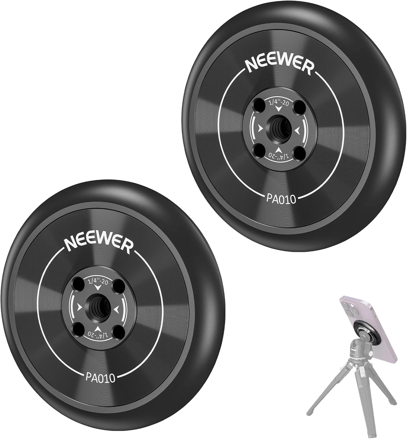 NEEWER PA010 Magnetic Phone Tripod Mount Adapter For IPhone MagSafe 9 NEEWER PA010 Magnetic Phone Tripod Mount Adapter For IPhone MagSafe - Image 9