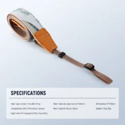 NEEWER CA116 Camera Neck Strap With Mt Fuji & Waves Art For Fujifilm X100V/X100VI 13 NEEWER CA116 Camera Neck Strap With Mt Fuji & Waves Art For Fujifilm X100V/X100VI -Photography Equipment 7 050b9a85 362b 4d47 aef0 7e7a68cd322a