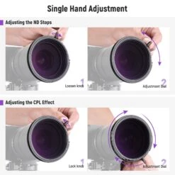 NEEWER ND3-64(1.5-6 Stops) True Colors Variable ND&CPL Filter 14 NEEWER ND3-64(1.5-6 Stops) True Colors Variable ND&CPL Filter -Photography Equipment 7 0cbc2d75 9fd7 47a0 a08a 358b3f33999f