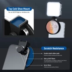 NEEWER Clip On Phone Lens Filter Kit 15 NEEWER Clip On Phone Lens Filter Kit -Photography Equipment 7 17547ca0 c5d0 46b0 b0e8 d4fe50a3d582