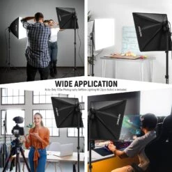 NEEWER NK200 24x24"/60x60CM 700W Photography Softbox Kit -Photography Equipment 7 198e552d da90 46b8 a784 0b2db9a630d6