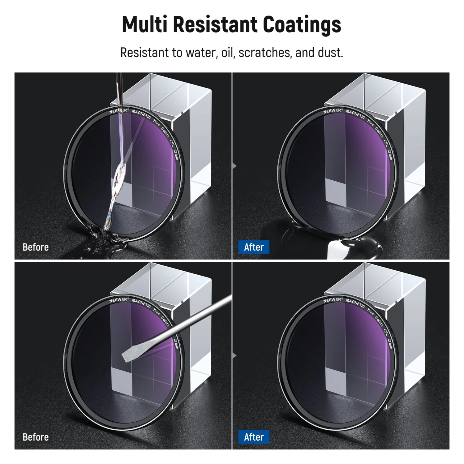 NEEWER 67mm Filter Set For IPhone 16 Pro/16 Pro Max Cage (PA073/PA074) 7 NEEWER 67mm Filter Set For IPhone 16 Pro/16 Pro Max Cage (PA073/PA074) - Image 7