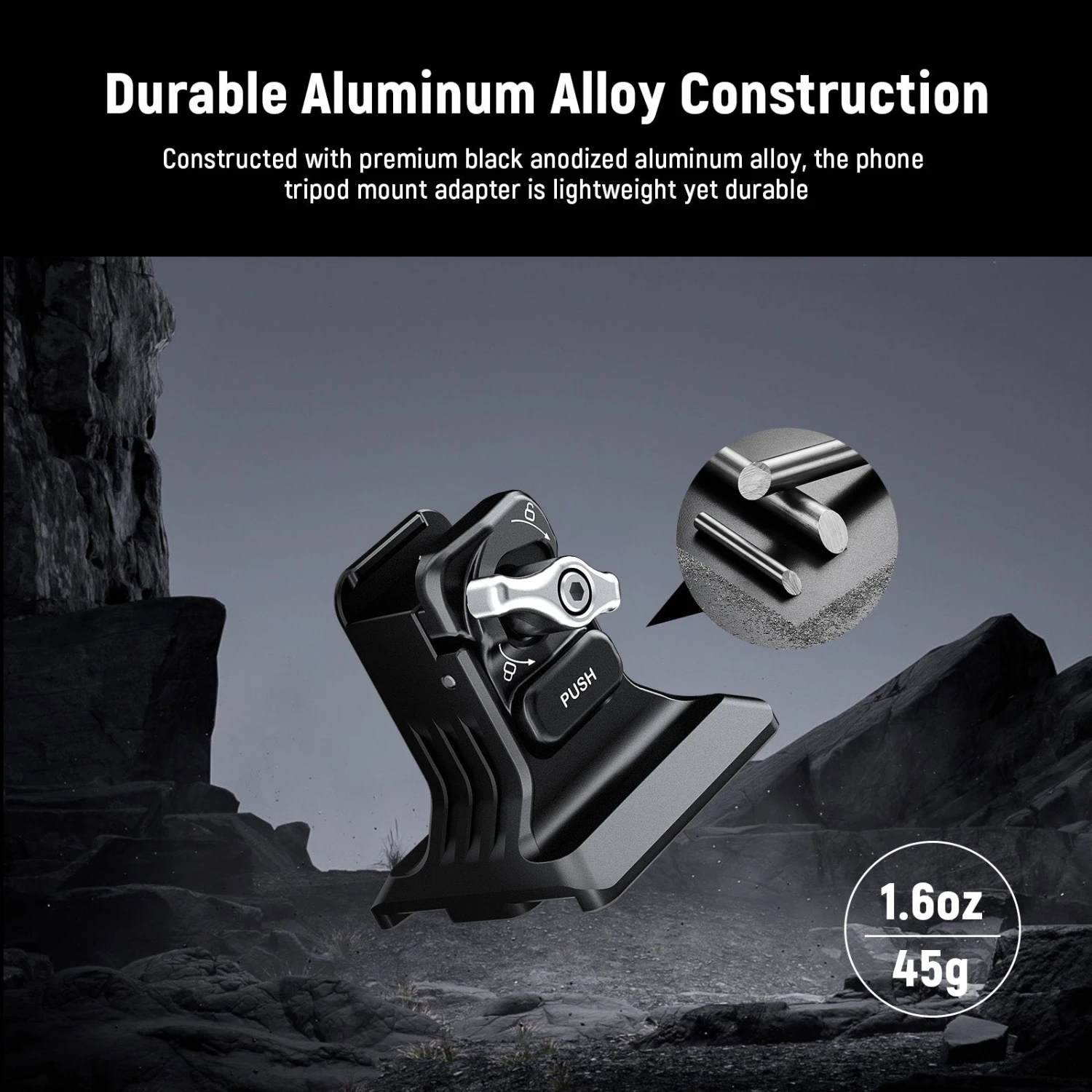 NEEWER PA063 Phone Tripod Mount For 2nd Gen 15 Pro/15 Pro Max S24 Ultra Cage 7 NEEWER PA063 Phone Tripod Mount For 2nd Gen 15 Pro/15 Pro Max S24 Ultra Cage - Image 7