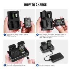 NEEWER LP-E6 Canon Replacement Battery And Charger Set 14 NEEWER LP-E6 Canon Replacement Battery And Charger Set -Photography Equipment 7 2a889ec9 0eb5 4ca7 a714 2de4aaabf034