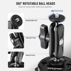 NEEWER CA013 6" Camera Suction Mount With Ball Head Magic Arm 16 NEEWER CA013 6" Camera Suction Mount With Ball Head Magic Arm -Photography Equipment 7 2e23090c 486f 4eea b19f f8586194f2bb