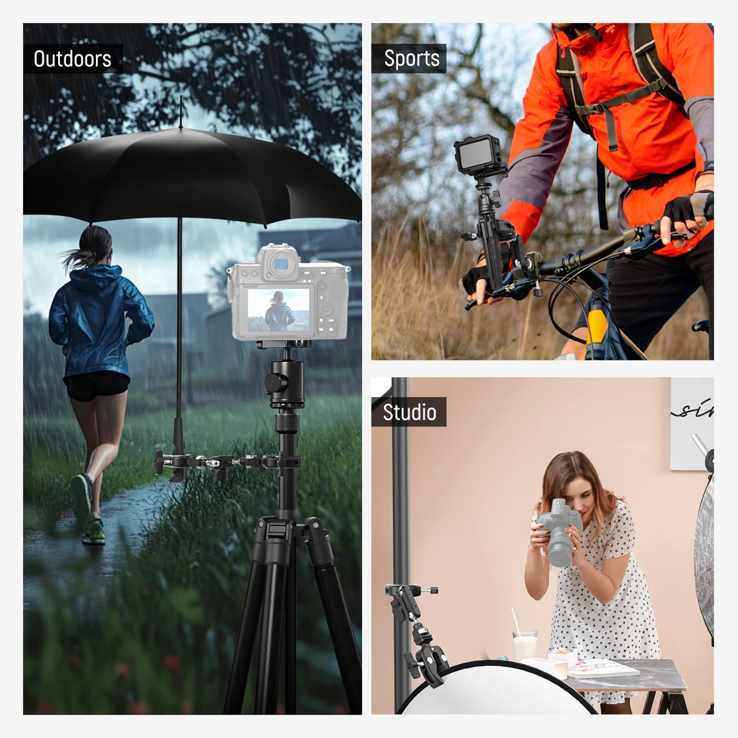 NEEWER UA060 Double Super Clamp Camera Mount With Magic Arm & NATO Interface 7 NEEWER UA060 Double Super Clamp Camera Mount With Magic Arm & NATO Interface - Image 7