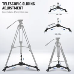 NEEWER TS009 Quick Lock Release Photography Tripod Dolly -Photography Equipment 7 7764a504 d383 44d4 8670 d9499099ac39