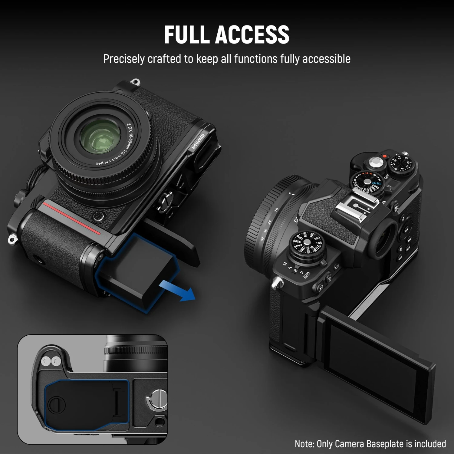 NEEWER CA076 Handgrip L Shape Grip For Nikon Z Fc 7 NEEWER CA076 Handgrip L Shape Grip For Nikon Z Fc - Image 7