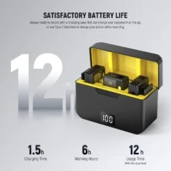 NEEWER KM16 Wireless Lavalier Microphone For Type C Phone 15 NEEWER KM16 Wireless Lavalier Microphone For Type C Phone -Photography Equipment 7 7f506efb d2fd 40cc b29f 037df0837431