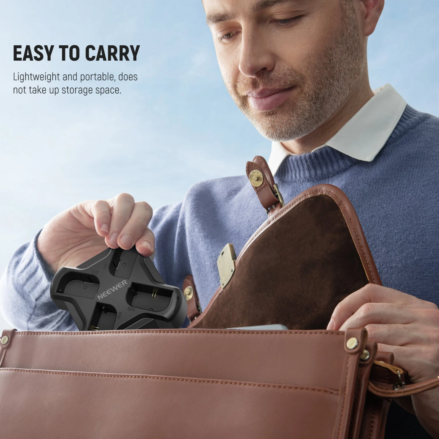 NEEWER NW-P4 LP-E6 Battery Charger With PD 45W Fast Charging 8 NEEWER NW-P4 LP-E6 Battery Charger With PD 45W Fast Charging - Image 8