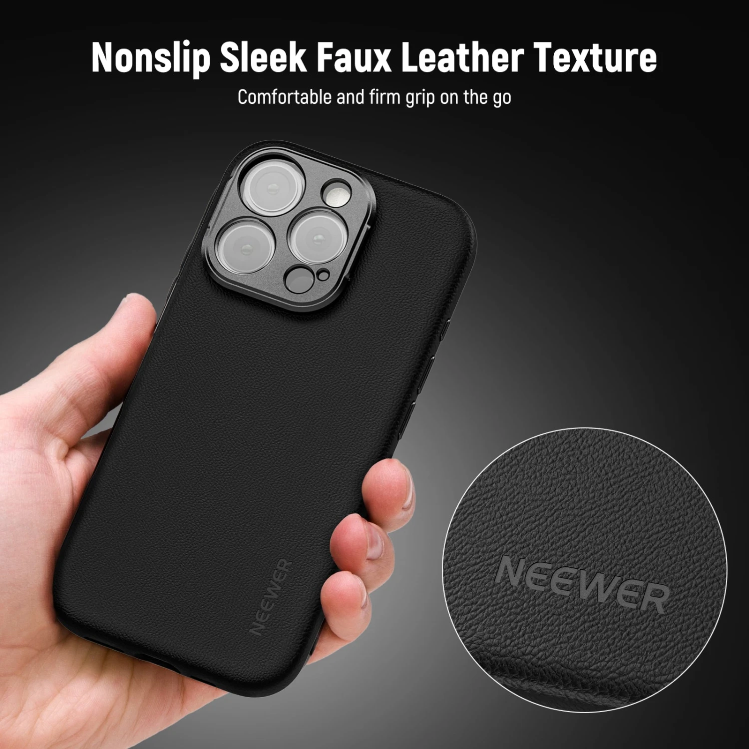 NEEWER PA083/PA084 Black Case For IPhone 16 Pro/Pro Max 7 NEEWER PA083/PA084 Black Case For IPhone 16 Pro/Pro Max - Image 7
