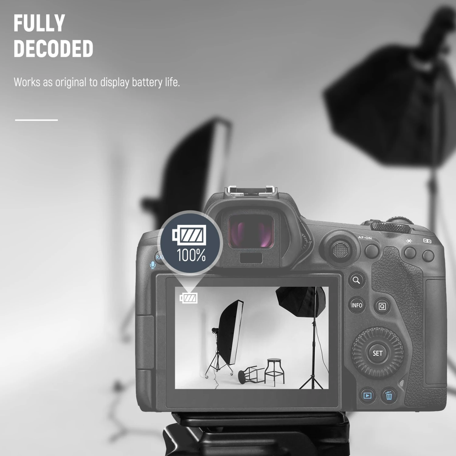 NEEWER 3 Pack 2400mAh LP-E6P/LP-E6NH Replacement Batteries For Canon 7 NEEWER 3 Pack 2400mAh LP-E6P/LP-E6NH Replacement Batteries For Canon - Image 7