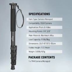 NEEWER TP41 61" Camera Monopod Stand 13 NEEWER TP41 61" Camera Monopod Stand -Photography Equipment 7 a251e63b 586a 4d6d ab3b 922a6bf95687