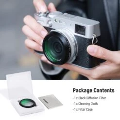 NEEWER Black Diffusion 1/4 Lens Filter For Fujifilm X100 Series Cameras 16 NEEWER Black Diffusion 1/4 Lens Filter For Fujifilm X100 Series Cameras -Photography Equipment 7 b00d7aed 6483 492c 985f 51b2000f77f1