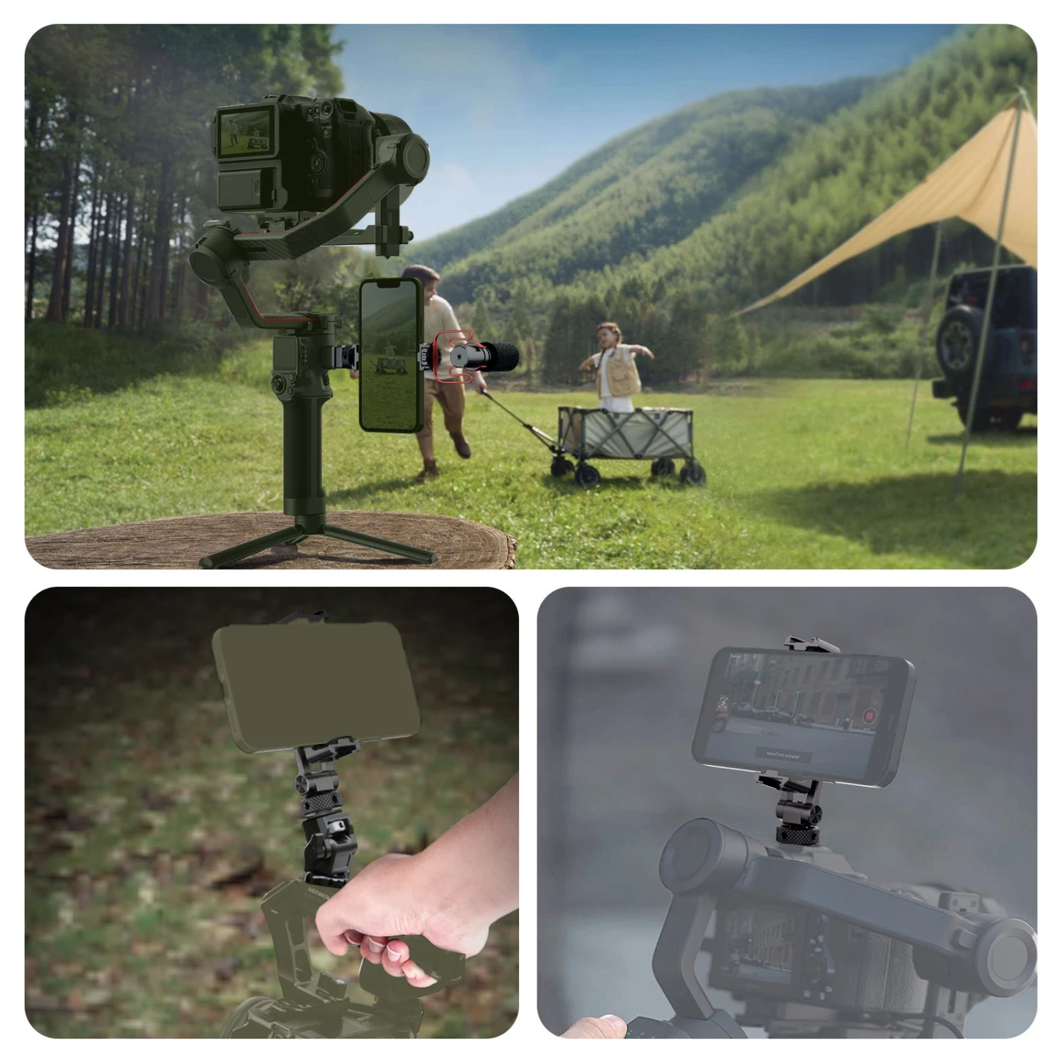 NEEWER GA010 Phone Tripod Mount For DJI RS 2 RSC 2 RS 3 Pro 7 NEEWER GA010 Phone Tripod Mount For DJI RS 2 RSC 2 RS 3 Pro - Image 7