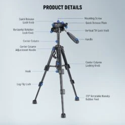 NEEWER BASICS TP02 Desktop Mini Tripod -Photography Equipment 7 b4b45df4 060d 49bf adcc d8eb10ad192a