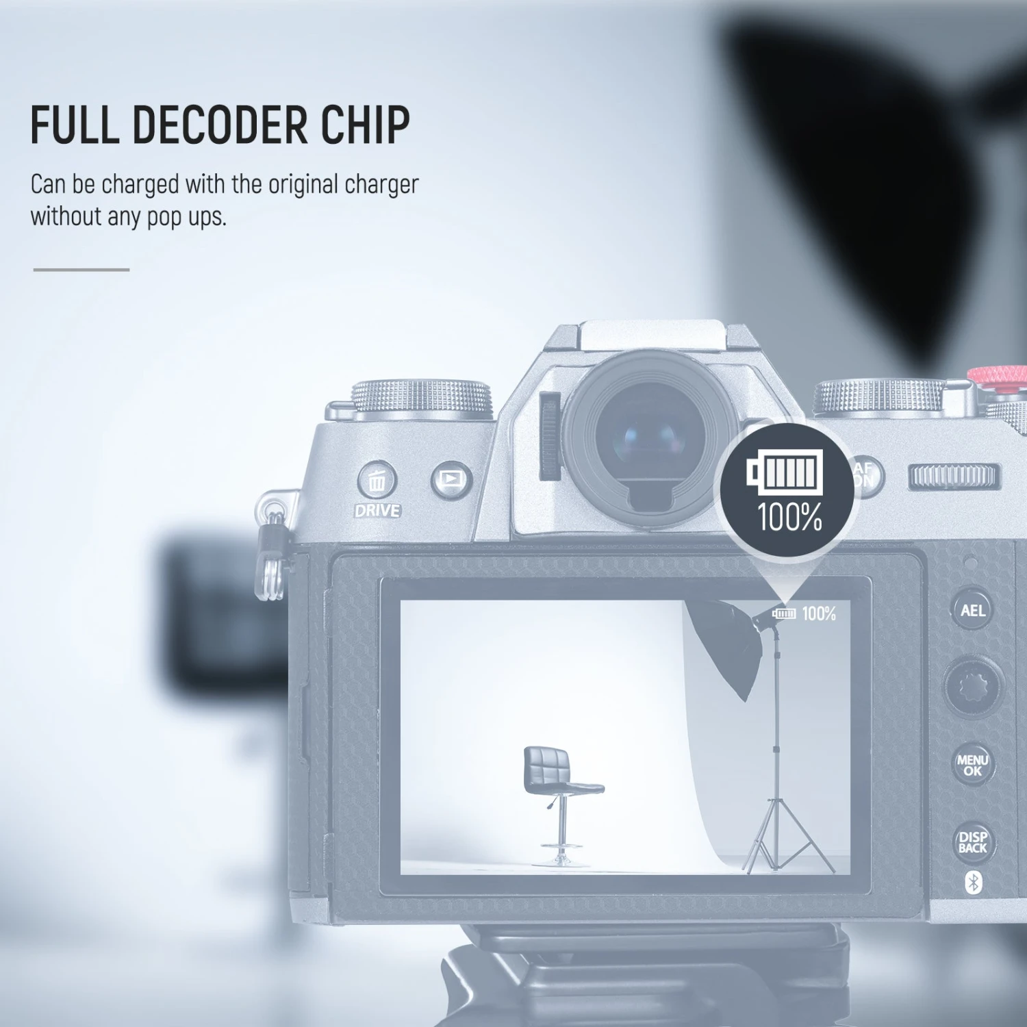 NEEWER 2 Pack 1140mAh NP-W126 Replacement Battery Charger 7 NEEWER 2 Pack 1140mAh NP-W126 Replacement Battery Charger - Image 7