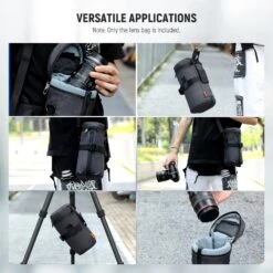 NEEWER PB011 Camera Lens Pouch Water Repellent 14 NEEWER PB011 Camera Lens Pouch Water Repellent -Photography Equipment 7 b51a2225 6628 4370 8d03 7202b63f78a7