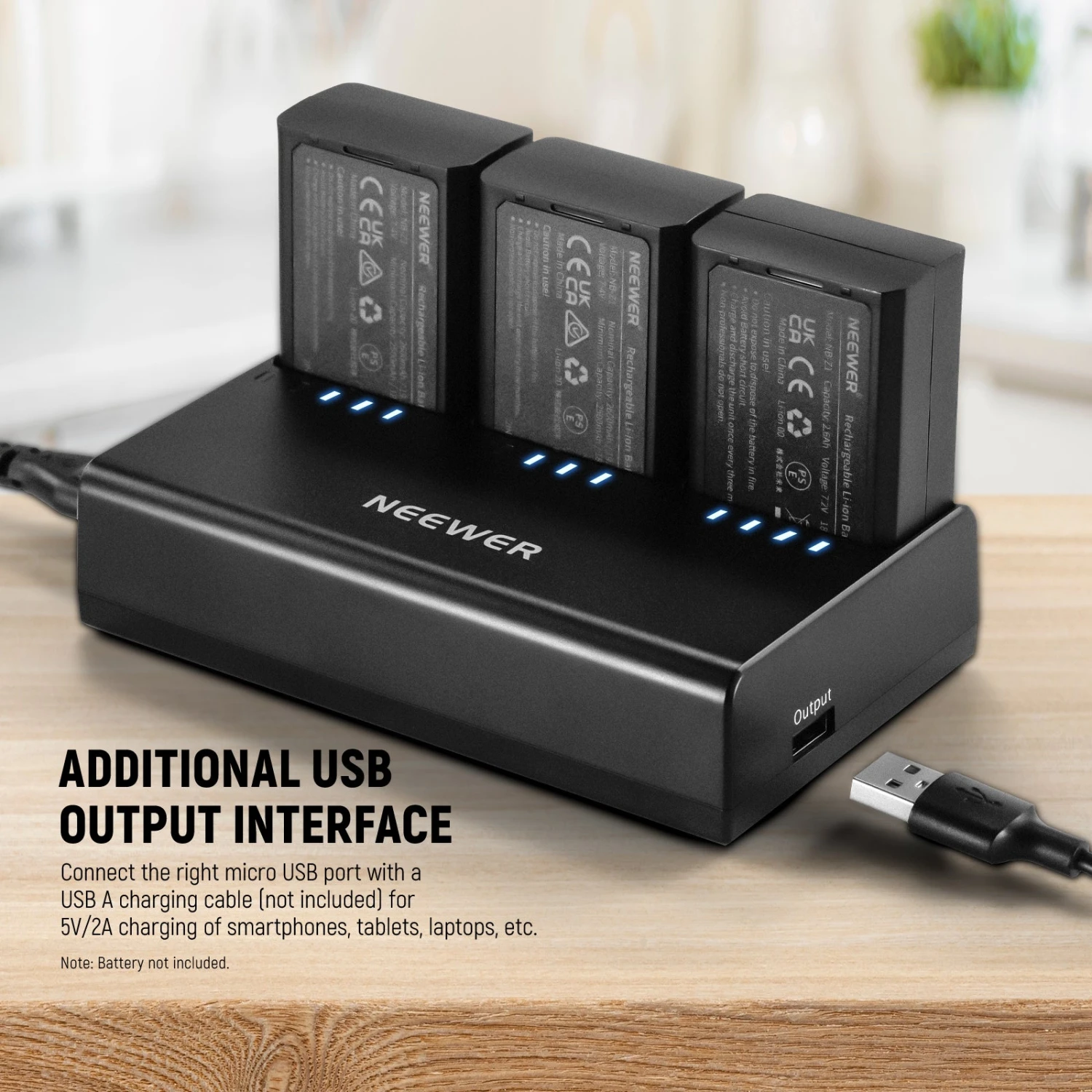 NEEWER NC3-Z1 Triple Slot Battery Charger Kit For Z2 Z1 Z760 Z880 7 NEEWER NC3-Z1 Triple Slot Battery Charger Kit For Z2 Z1 Z760 Z880 - Image 7