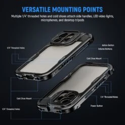 NEEWER PA043/PA044+PA045B 2nd Gen 15 Pro/Pro Max Cage -Photography Equipment 7 c6280ddc 3f3f 4f5f 9351 8db4ef95ff17