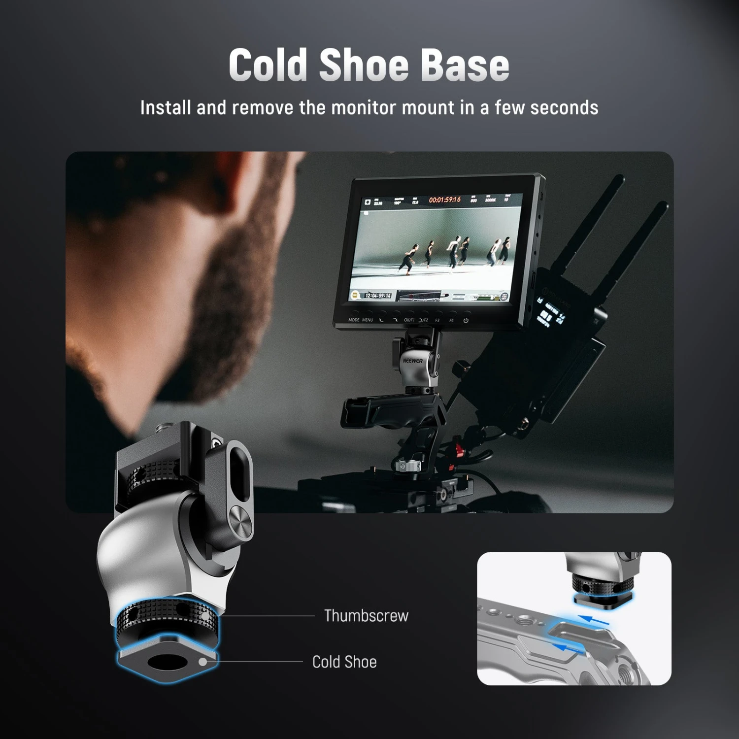 NEEWER MA013/MA014 Color Blocking Monitor Mount 7 NEEWER MA013/MA014 Color Blocking Monitor Mount - Image 7