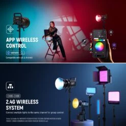 NEEWER FS300C 300W RGB LED Video Light 15 NEEWER FS300C 300W RGB LED Video Light -Photography Equipment 7 ccf648ca 3c4a 4221 b5aa 27e4a8b980c0