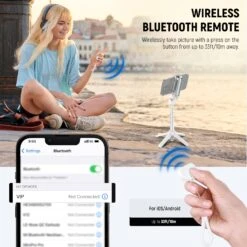NEEWER P15 Foldable Selfie Stick Tripod With Bluetooth Remote Shutter -Photography Equipment 7 ce48abfe e06d 4b51 84e8 04f8cab1b282