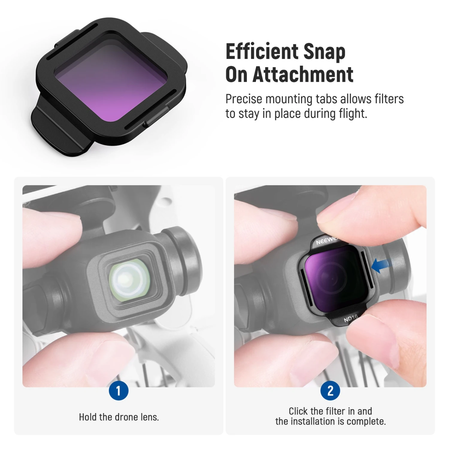 NEEWER FL-N35 6-Pack ND/PL Filter Set For DJI Flip Drone 11 NEEWER FL-N35 6-Pack ND/PL Filter Set For DJI Flip Drone - Image 11