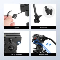 NEEWER LL34 77" Carbon Fiber Video Tripod 15 NEEWER LL34 77" Carbon Fiber Video Tripod -Photography Equipment 7 e0dd5b58 254d 4bf3 9974 8adfcc1c43e8