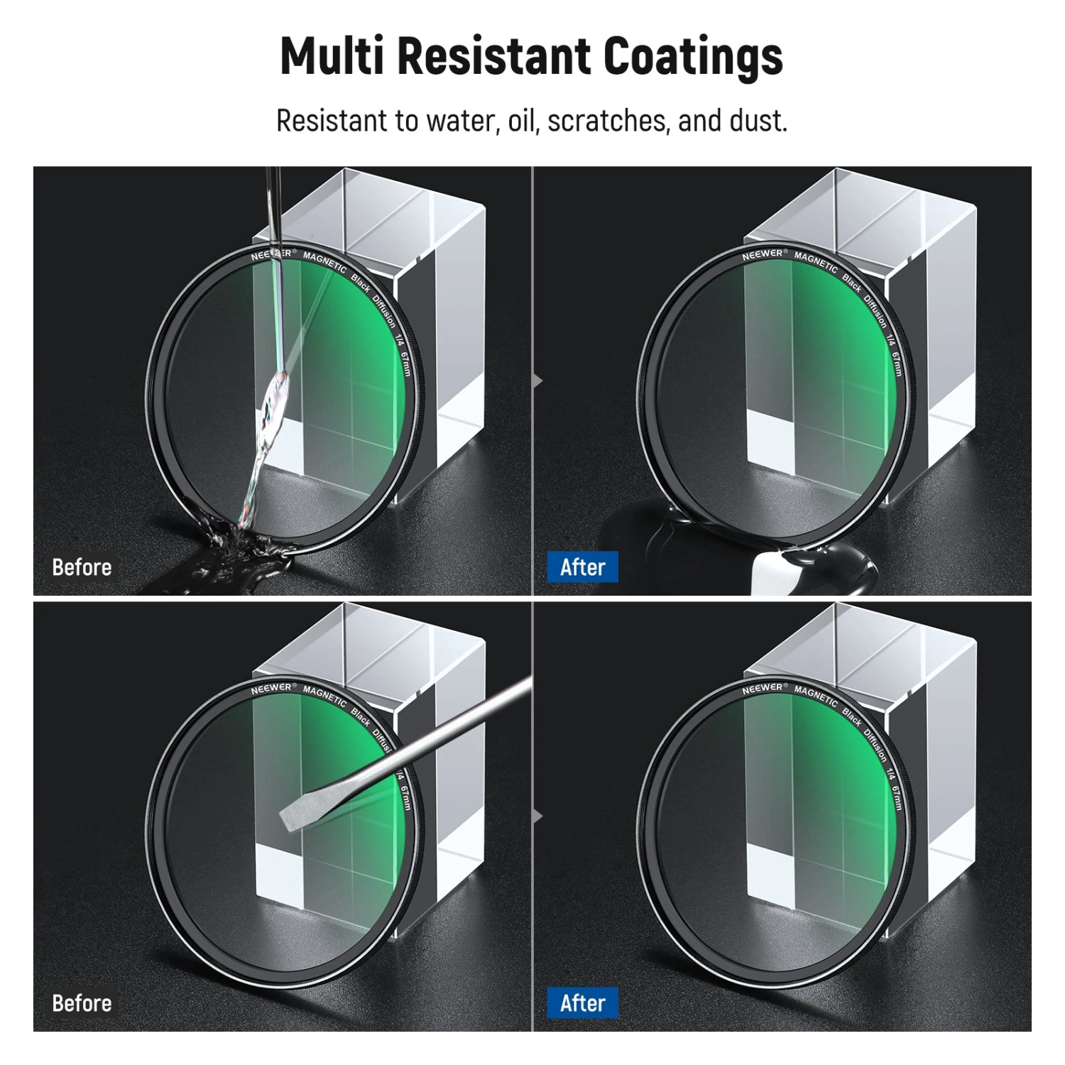 NEEWER 67mm Filter Set For IPhone 16 Pro/16 Pro Max Cage (PA073/PA074) 15 NEEWER 67mm Filter Set For IPhone 16 Pro/16 Pro Max Cage (PA073/PA074) - Image 15