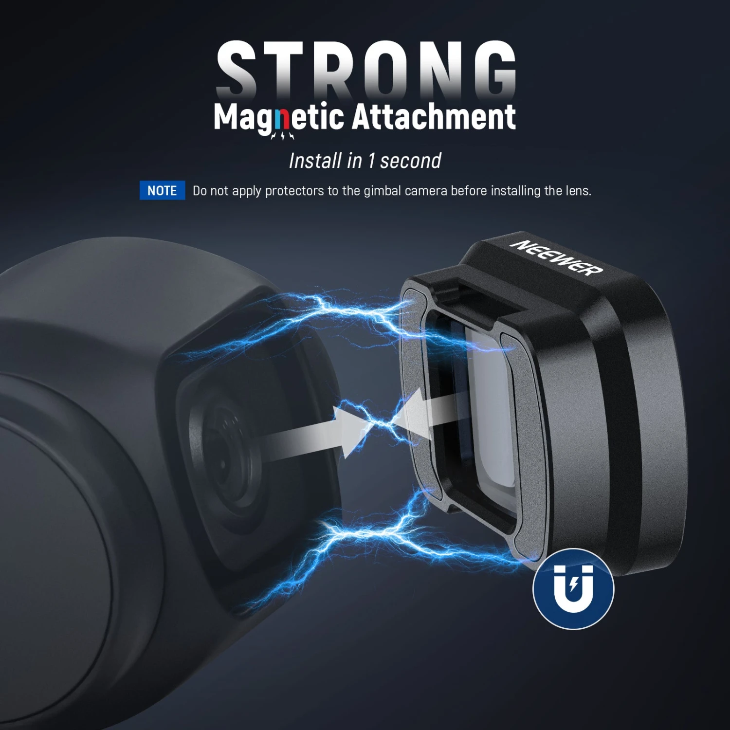 NEEWER LS-44 Pro 1.2X Blue Anamorphic Lens For DJI Osmo Pocket 3 7 NEEWER LS-44 Pro 1.2X Blue Anamorphic Lens For DJI Osmo Pocket 3 - Image 7