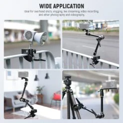 NEEWER UA018 21" Magic Arm Camera Mount With Super Clamp 13 NEEWER UA018 21" Magic Arm Camera Mount With Super Clamp -Photography Equipment 7 f8ec4877 aafe 41a2 b547 f4efb963314a
