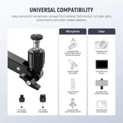NEEWER MST002 Low Profile Mic Arm Desk Mount With Damping 15 NEEWER MST002 Low Profile Mic Arm Desk Mount With Damping -Photography Equipment 7 f96d2393 02ad 43c2 a2b3 d934ed479b4b