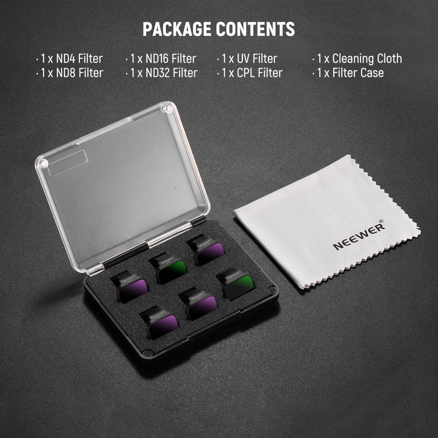 NEEWER Filters Set For DJI Mini 4K/2/Mavic/SE/2 SE 16 NEEWER Filters Set For DJI Mini 4K/2/Mavic/SE/2 SE - Image 16