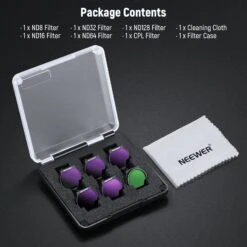 NEEWER FL-N30 6-Pack ND8/ND16/ND32/ND64/ND128/CPL Filter Set For DJI NEO -Photography Equipment 8 0be5ef84 f3f5 482a b17b 8faf0e2bd5ab