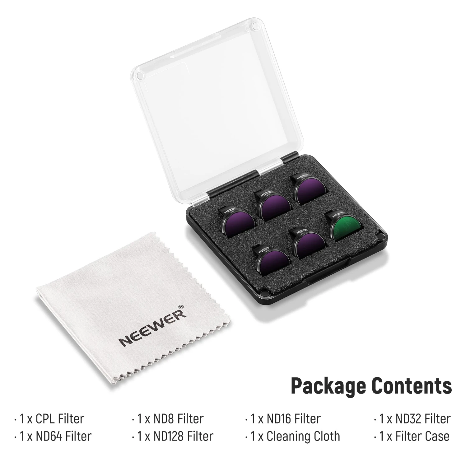 NEEWER FL-N24 6-Pack ND Filter Set For DJI NEO 8 NEEWER FL-N24 6-Pack ND Filter Set For DJI NEO - Image 8