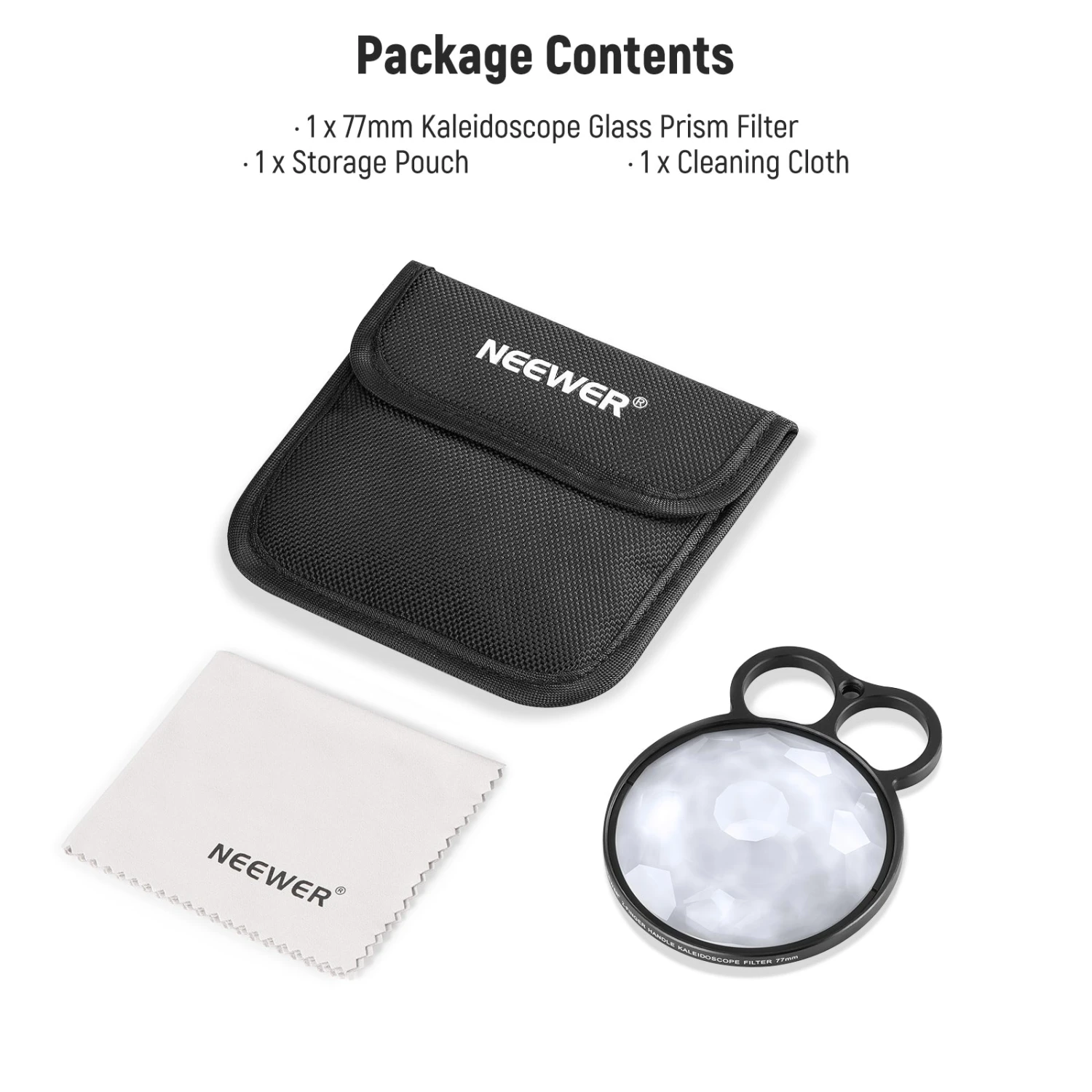 NEEWER 77mm Handheld Kaleidoscope Prism Lens Filter 8 NEEWER 77mm Handheld Kaleidoscope Prism Lens Filter - Image 8